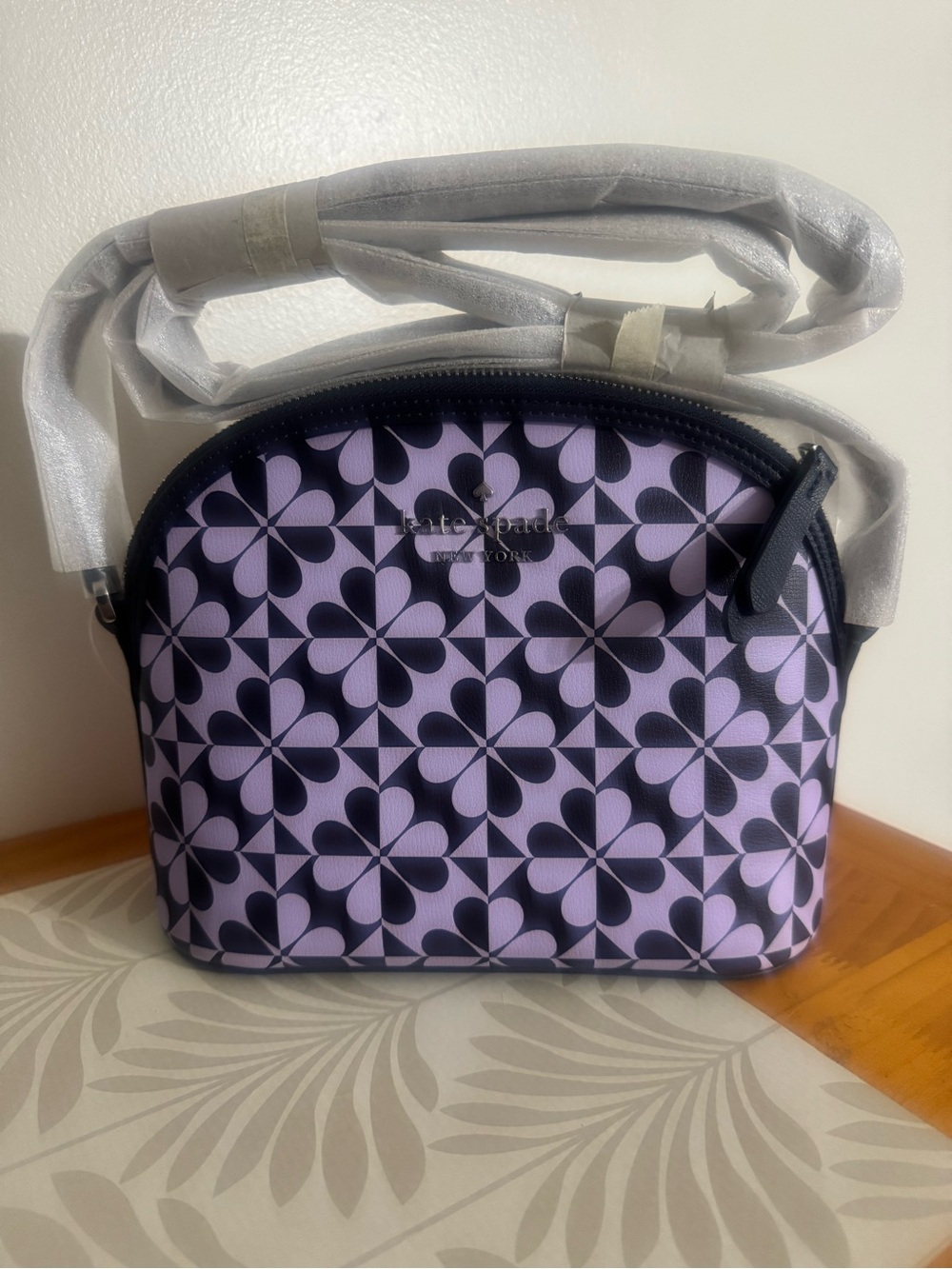 kate spade new york Hollie Spade Clover Geo Dome Crossbody